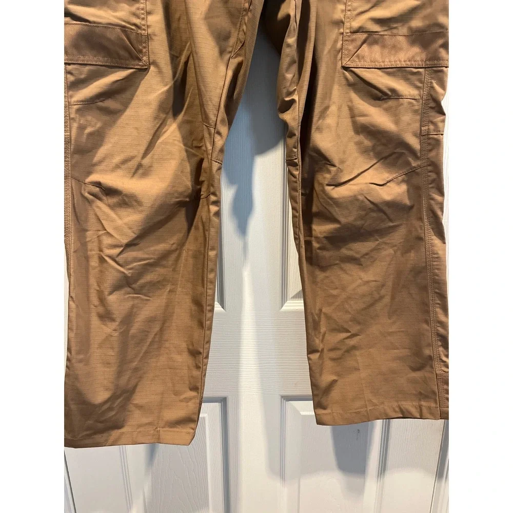 CQR Mens Sapper Tactical Cargo Pants Coyote Brown Ripstop Trousers 42W x 32L